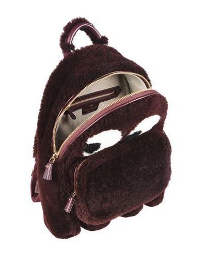 Shop Anya Hindmarch Backpack & Fanny Pack In Maroon