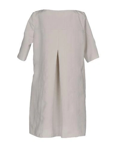 Shop Marni Short Dress In Light Grey