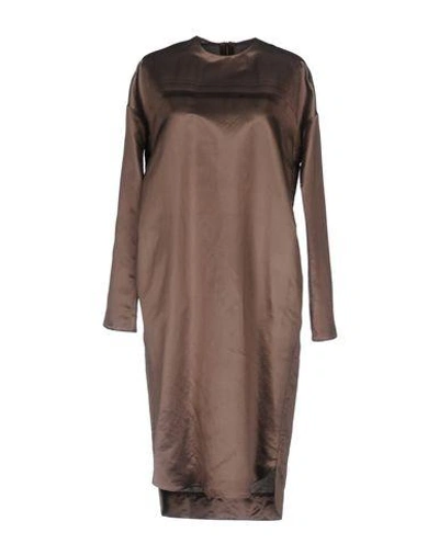 Marni Knee-length Dress In Khaki