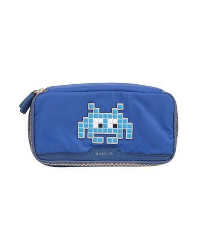 Shop Anya Hindmarch Beauty Case In Blue