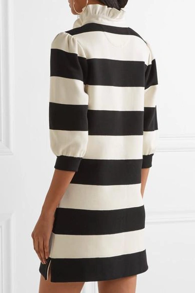 Shop Marc Jacobs Striped Jersey Mini Dress