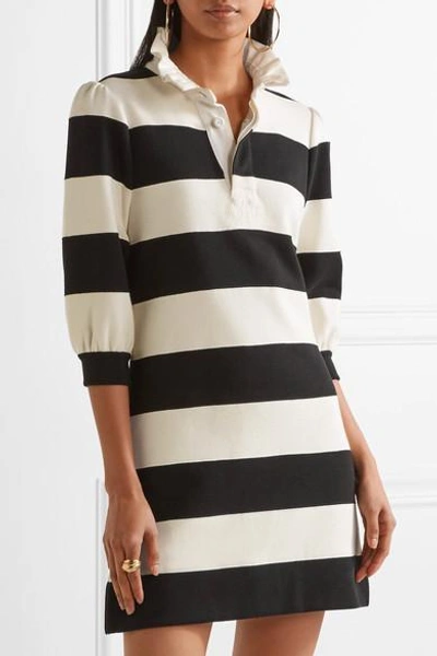 Shop Marc Jacobs Striped Jersey Mini Dress