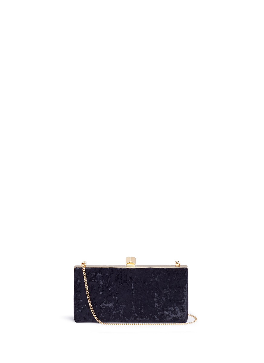 jimmy choo velvet clutch