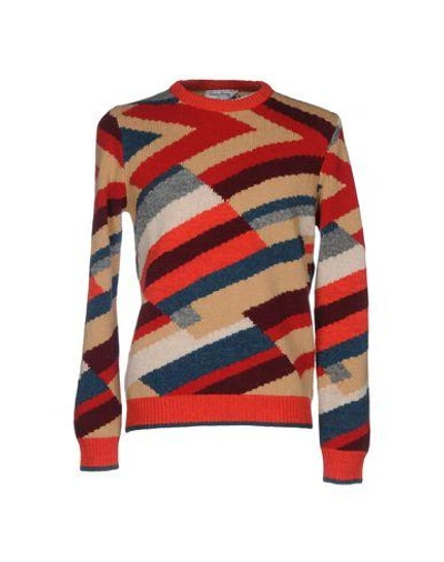 Shop Ferragamo Sweaters In Red