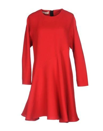 Marni Short Dresses In Red