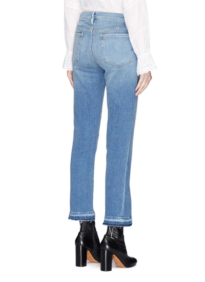 Shop Frame 'le Nouveau Straight' Split Cuff Jeans