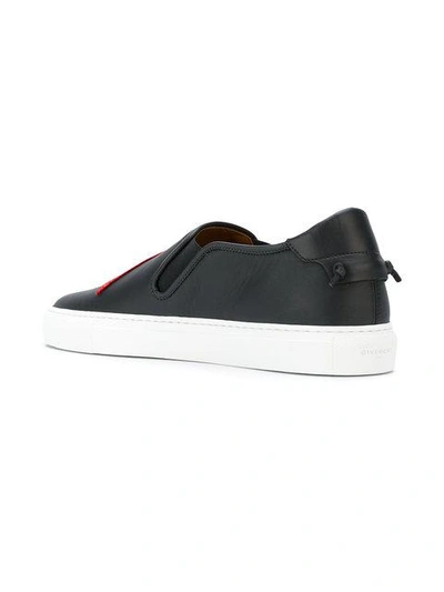 Givenchy Leather Slip On With Embroidered Patch