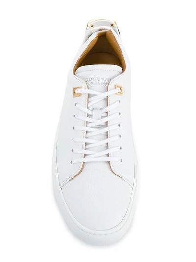 Shop Buscemi Gold Detail Sneakers
