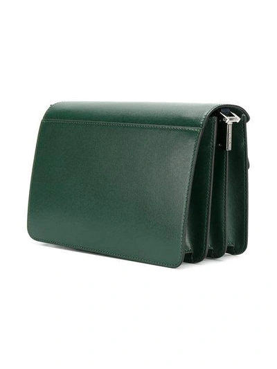 Shop Marni Trunk Shoulder Bag In Green