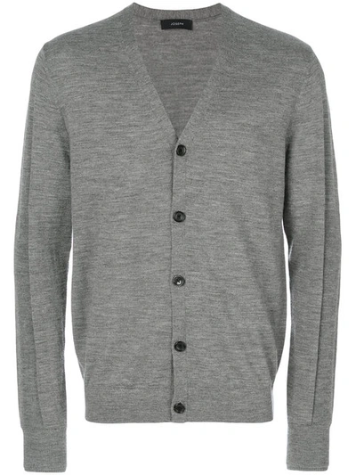 Joseph V-neck Cardigan In Grey