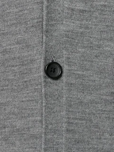 Shop Joseph V-neck Cardigan In Grey