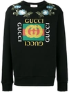 GUCCI GG floral sweatshirt,HANDWASH