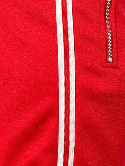 Shop Maison Margiela Stripe Detail Track Pants - Red