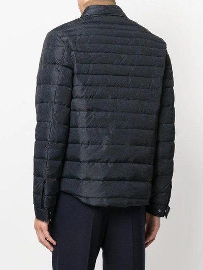 Shop Etro Quilted Lightweight Jacket - Blue