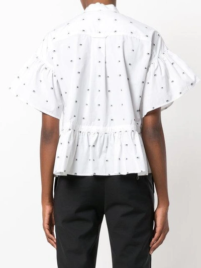 Shop Mcq By Alexander Mcqueen Bubble Sleeve Shirt