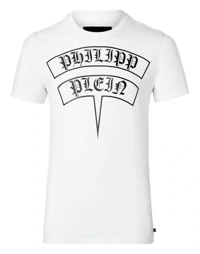 Shop Philipp Plein T-shirt Round Neck Ss "wo"