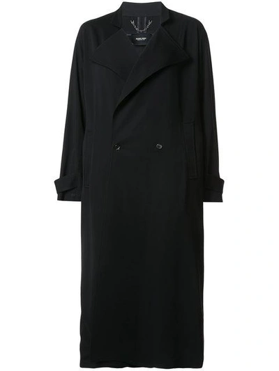 Shop Rachel Comey Boxy Double-breasted Long Coat - Black