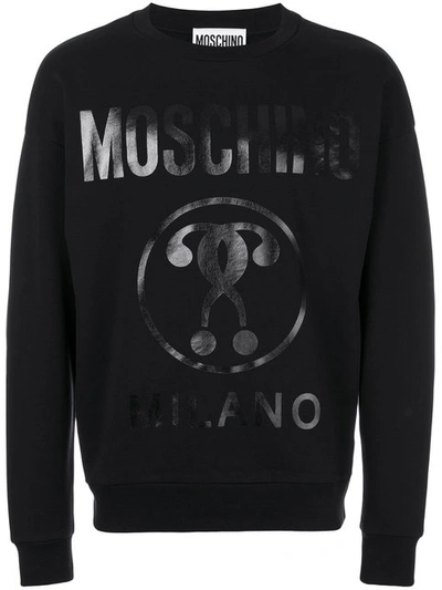 Shop Moschino Logo Printed Sweatshirt