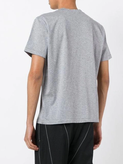 Shop Christopher Kane Embroidered Face Unisex T In Grey