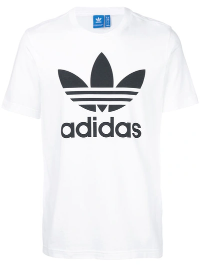 Adidas Originals Adidas Men's Originals Trefoil T-shirt In White