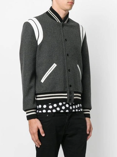 Shop Saint Laurent Classic Teddy Jacket