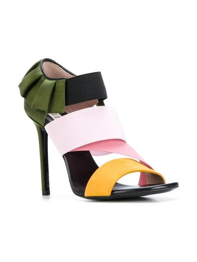 Shop Emilio Pucci Frilled Stiletto Sandals