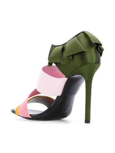 Shop Emilio Pucci Frilled Stiletto Sandals