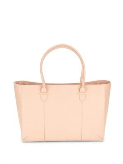 Charlotte Olympia Brando Leather Open-top Tote In Pink
