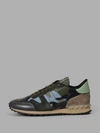 VALENTINO GARAVANI VALENTINO MAN'S CAMU RUNNER NEW BLUE GREEN