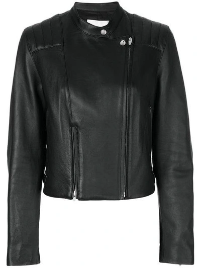 Shop Alexander Wang Biker Jacket In Black
