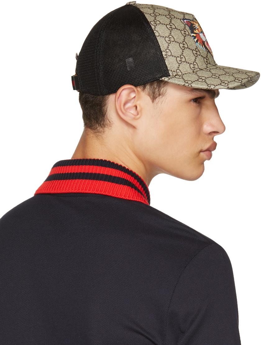gucci cap angry cat