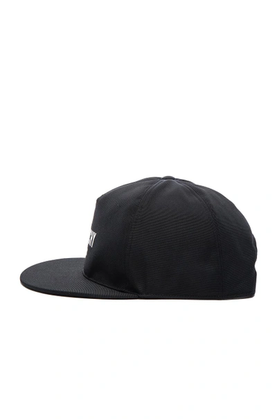 Shop Givenchy Logo Cap In Black