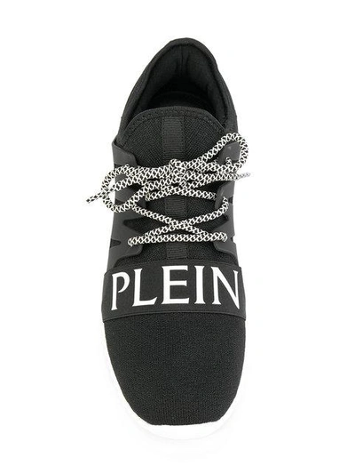 Shop Philipp Plein Plein Sport Runner Sneakers - Black