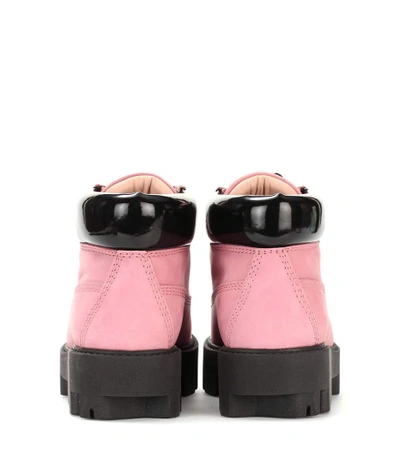 Shop Acne Studios Tinne Suede Boots In Pink