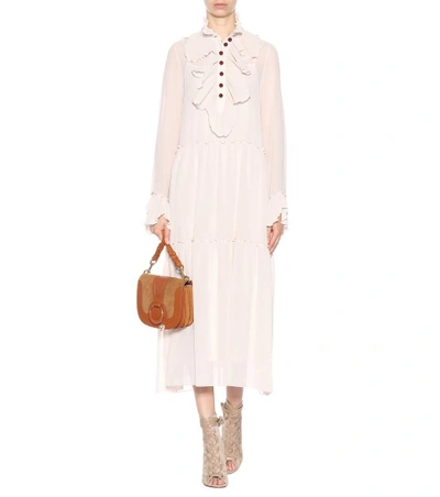 Shop See By Chloé Crêpe Dress In Morgaeite Cream