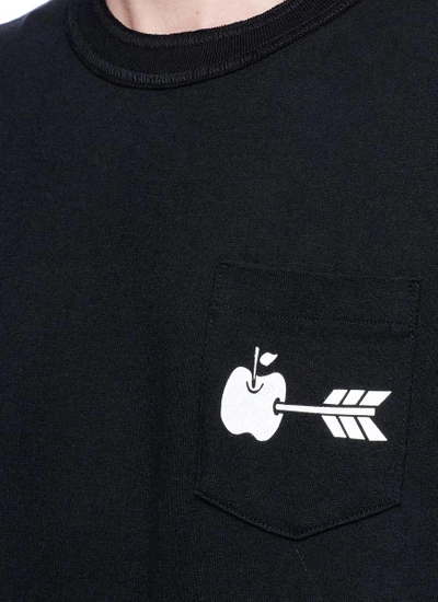 Shop Sacai Apple Arrow Print T-shirt