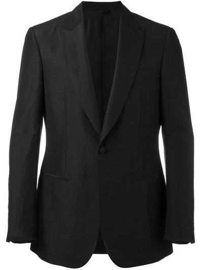 Shop Gieves & Hawkes Formal Blazer In Black