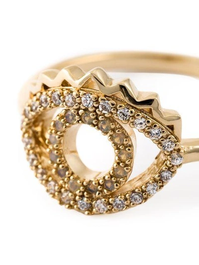 Kenzo eye Ring In Gold ModeSens