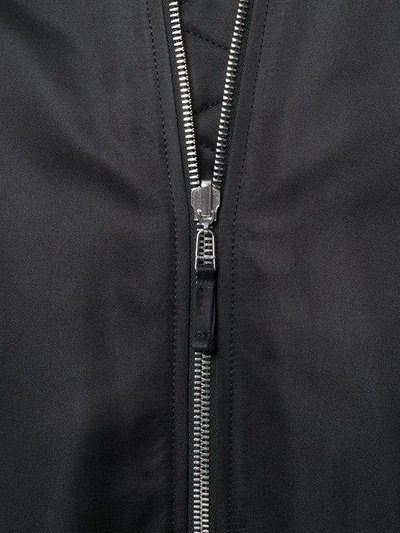 Shop Faith Connexion Zipped Bomber Jacket In Black