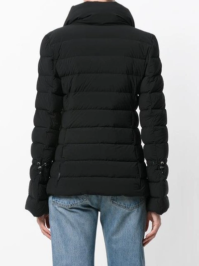 Shop Moncler Raie Coat - Black