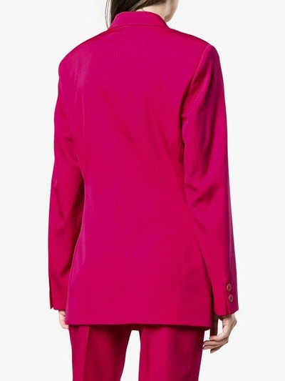 Shop Stella Mccartney Nicola Double Breasted Jacket - Pink