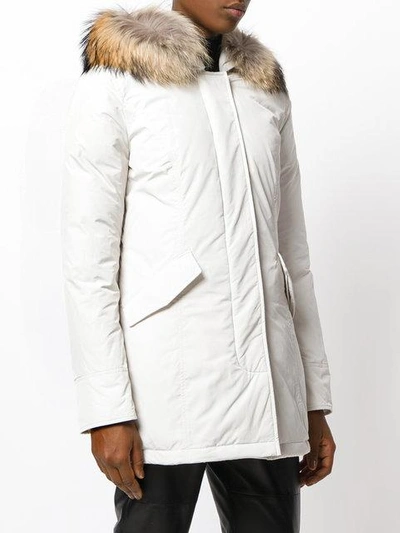 Shop Woolrich Luxury Arctic Parka Coat - Neutrals