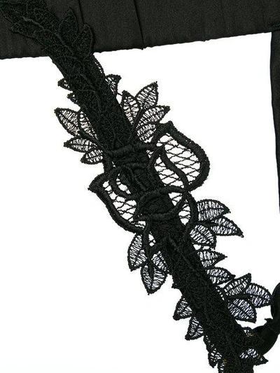 Shop Fleur Of England Nocturnal Suspender Belt - Black