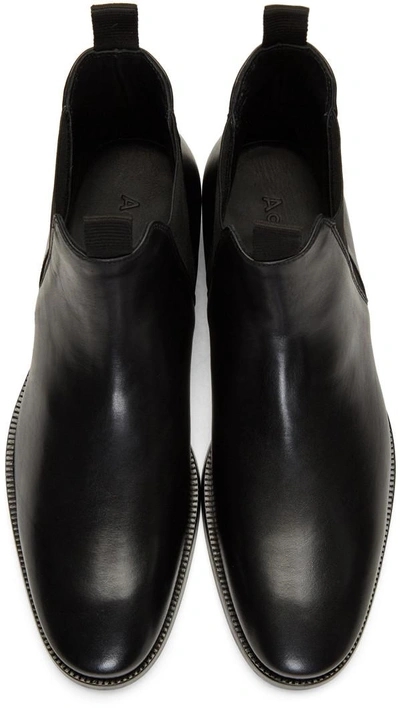 Shop Acne Studios Black Zack Chelsea Boots