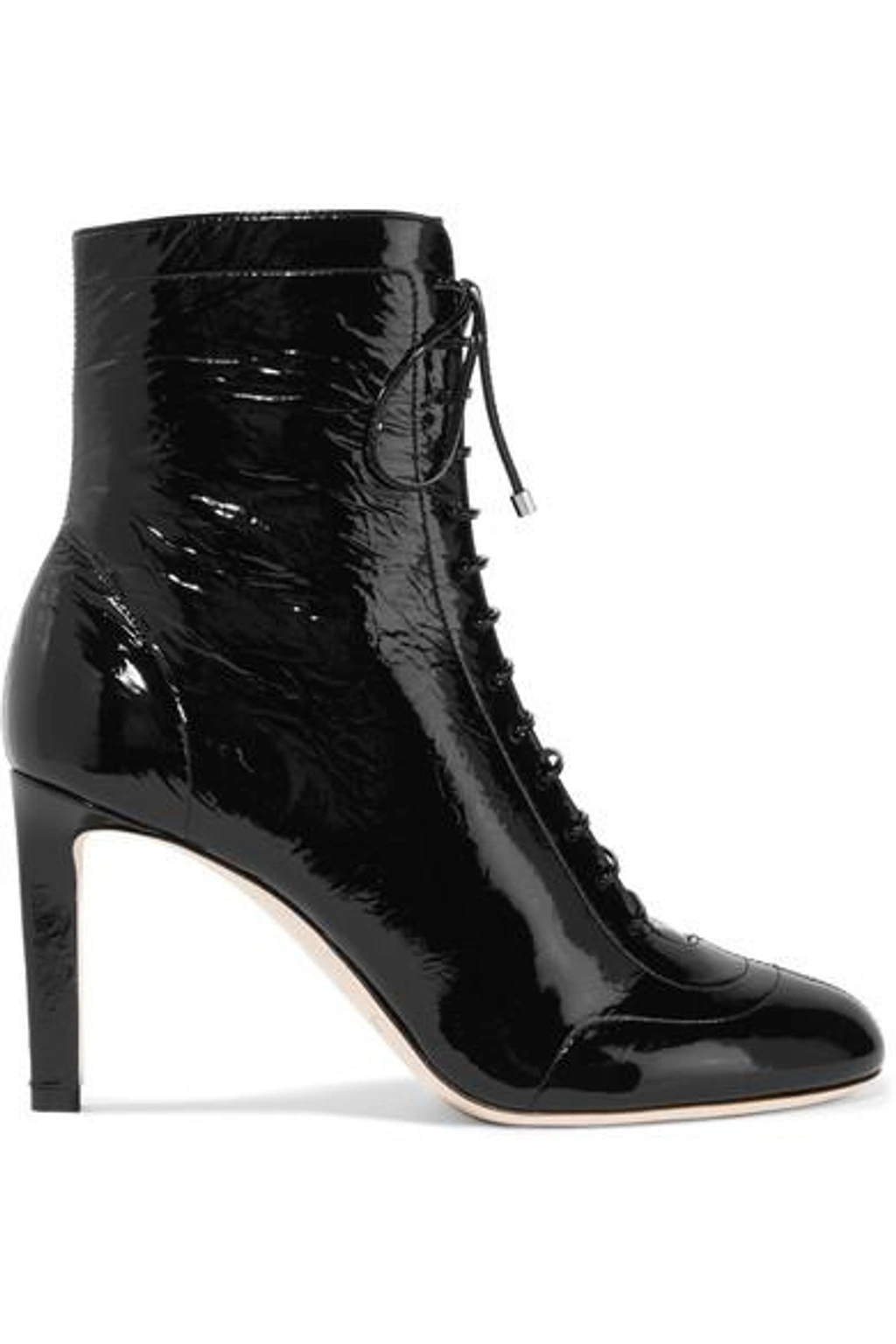 Jimmy Choo Daize 85 Patent leather Heeled Ankle Boots In Black ModeSens