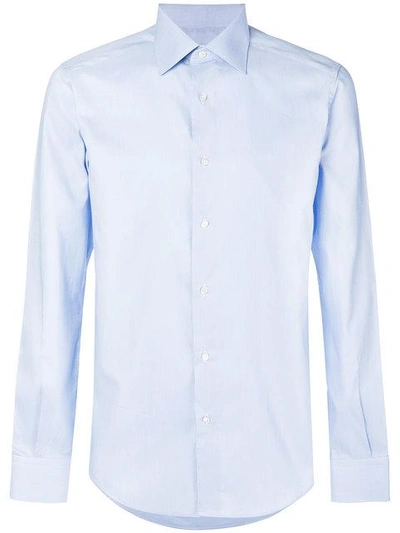 Shop Fashion Clinic Timeless Long-sleeve Shirt In Blue