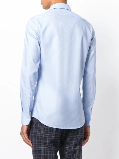 Shop Fashion Clinic Timeless Long-sleeve Shirt In Blue