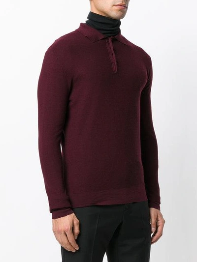 Shop Fashion Clinic Timeless Knitted Sweater In Red