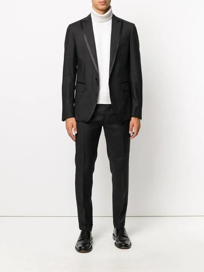 Shop Dsquared2 Satin Lapel Dinner Suit In 900