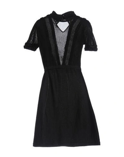 Shop Just Cavalli Short Dresses In Black